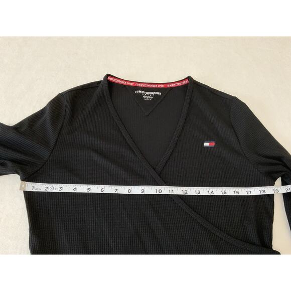 Tommy Hilfiger Sport Women’s Wrap L Black TP2TO134 Lightweight Cover - Picture 7 of 11